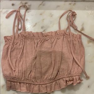 L.A.  HEARTS LIGHT PINK TANK TOP